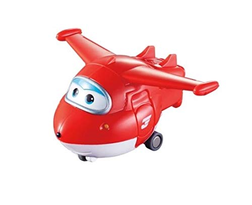 Super Wings US710210 Transforming Jett Toy Figure Plane Bot Scale Red Airplane for sale online