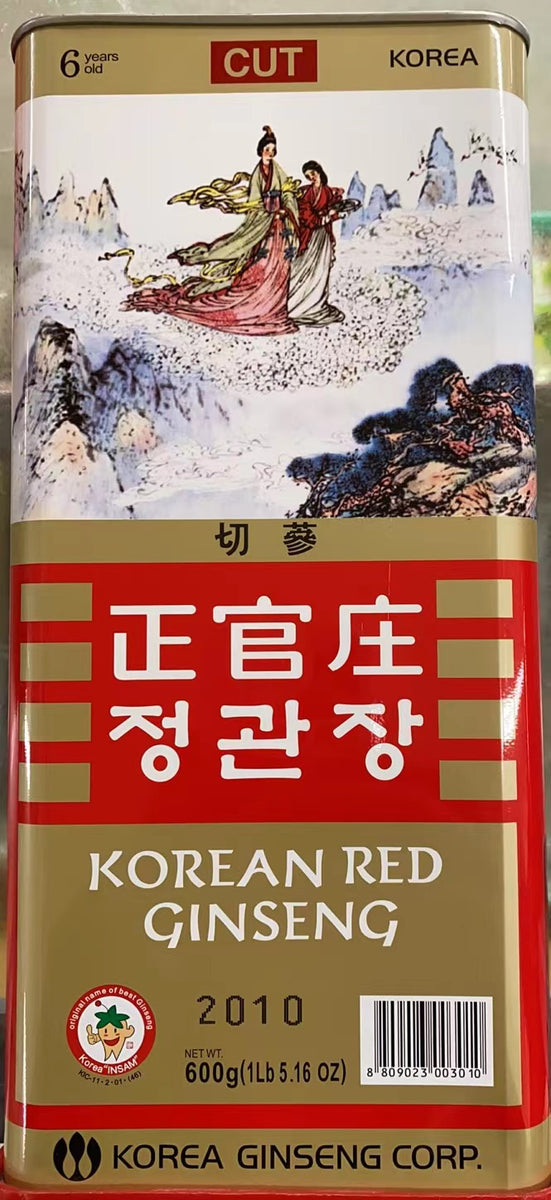 6年根韩国正官庄高丽参切参600克/罐– 陆安东参茸行Anh Shenh
