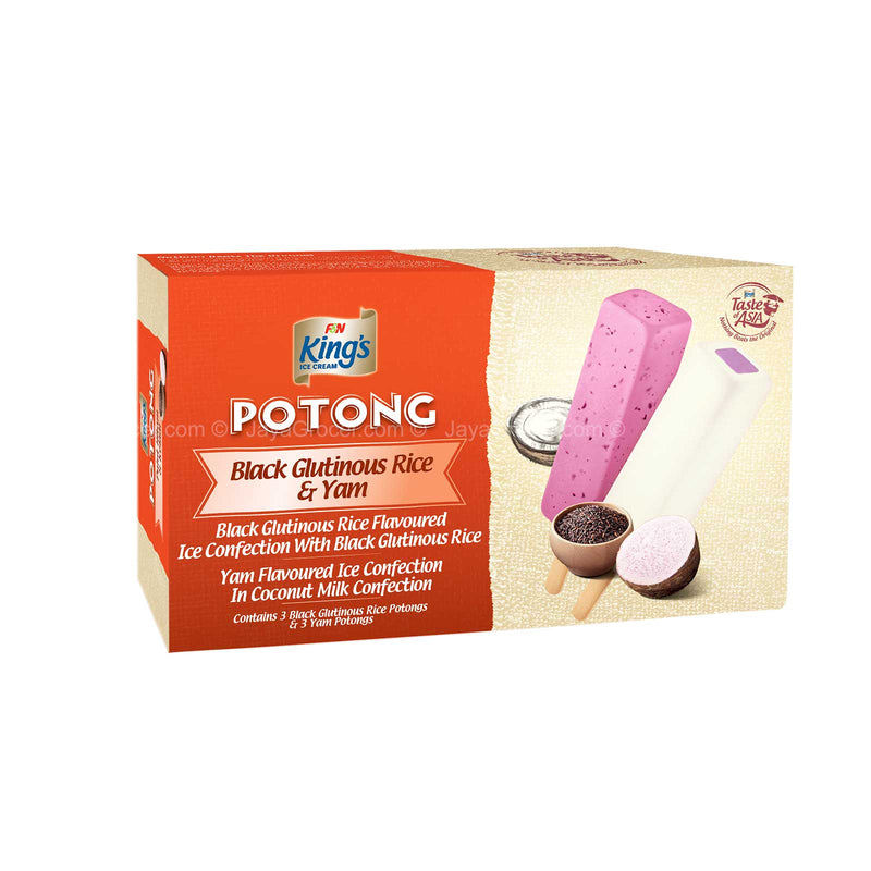 King’s Potong Yam & Black Glutinous Rice Ice Cream 60ml x 6