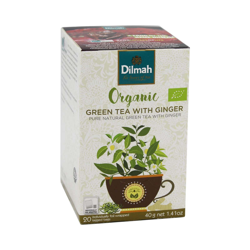Dilmah Organic Green Tea with Ginger 40g