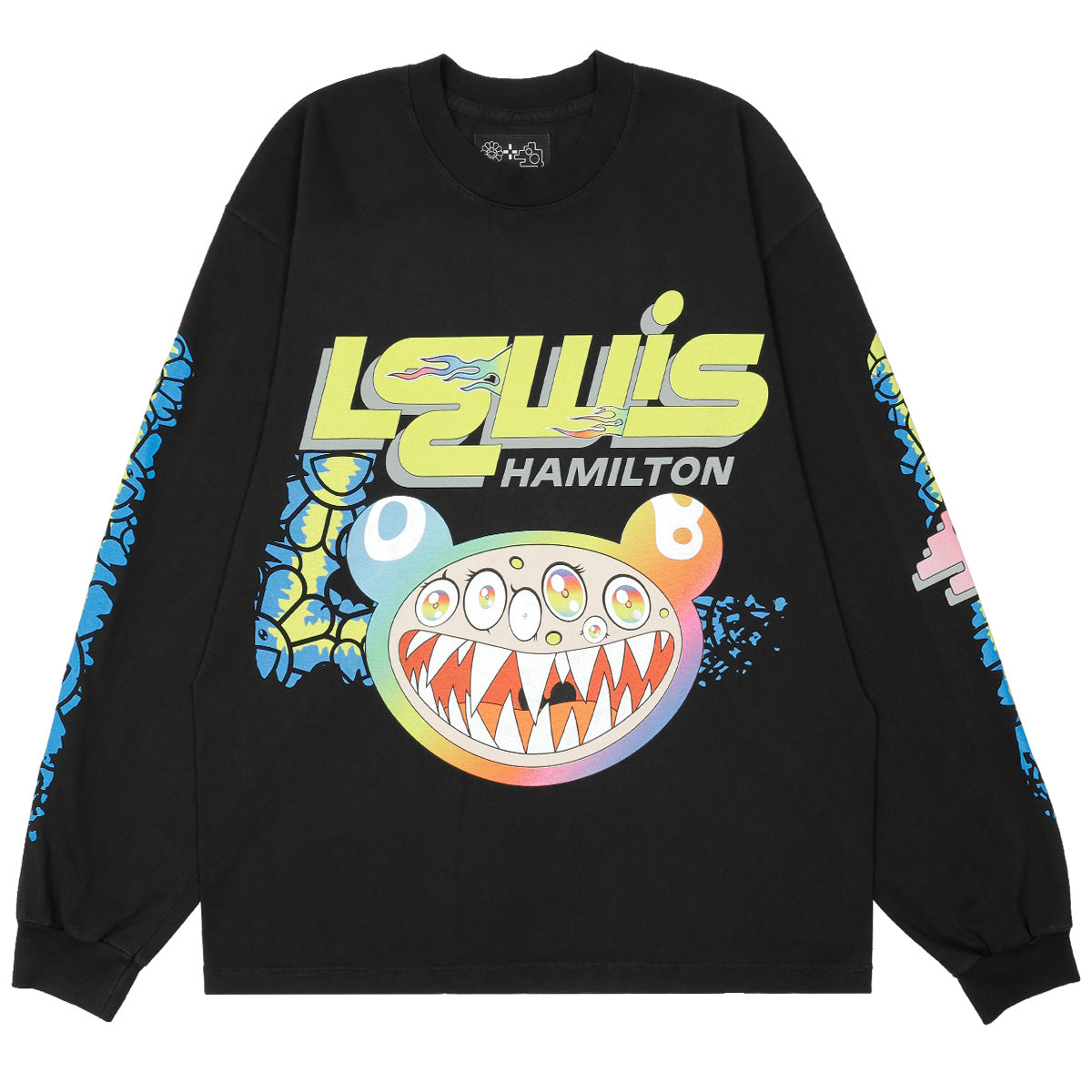 ベルギー製 Lewis Hamilton × Takashi Murakami 長袖Tシャツ