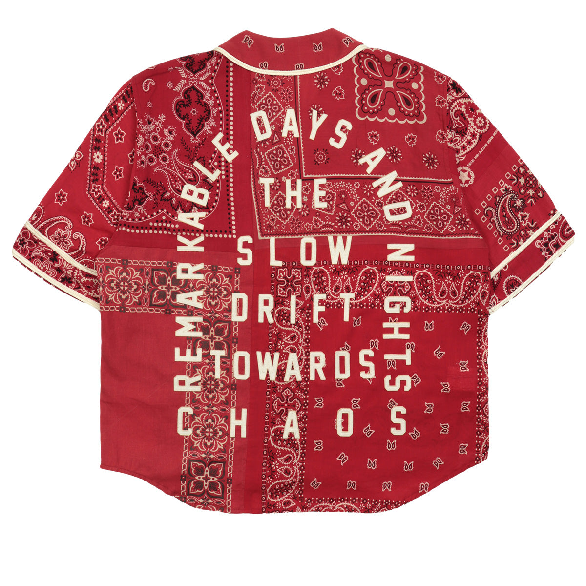 READYMADE BANDANA RED BASEBALL SHIRT 2-