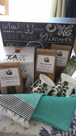 Personally packed tea is the perfect gift! Tempest in a Teapot all natural, high-quality, whole leaf loose teas