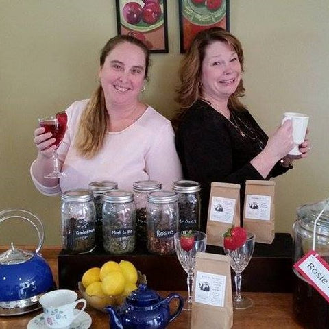 Tea Sisters Rebecca and Tammy of Tempest in a Teapot