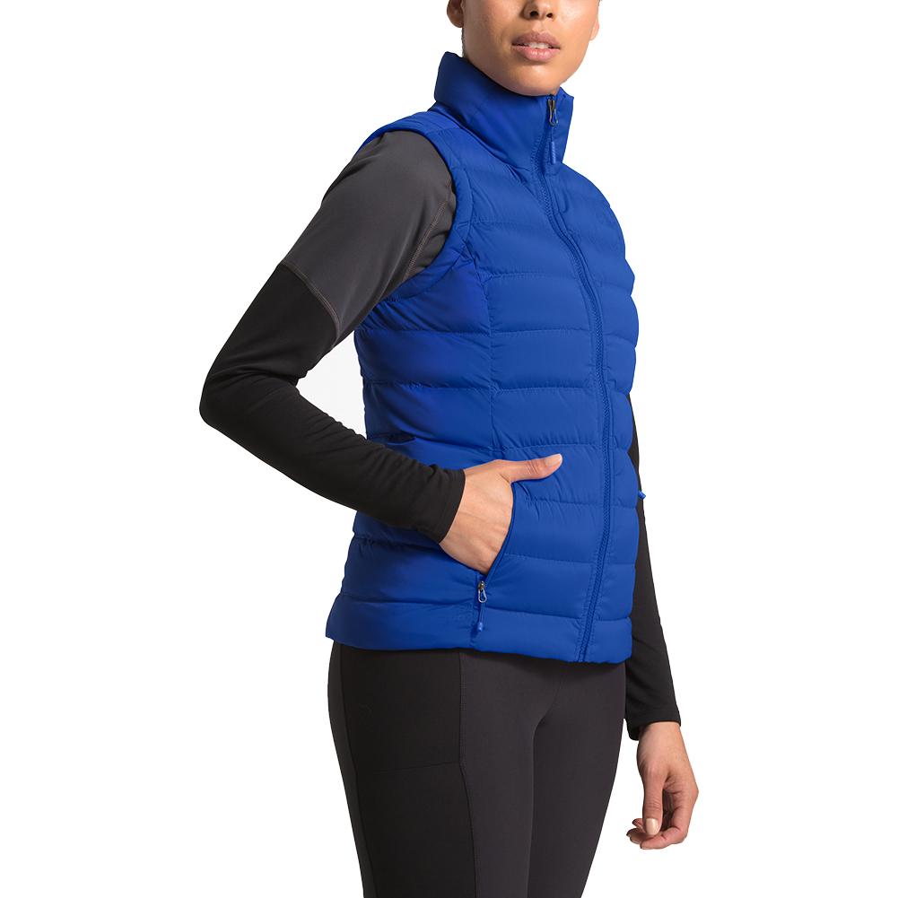 north face women's stretch down vest