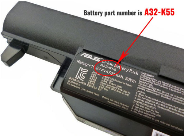 Batterie ASUS A32-K55