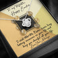 Easter Gift to Mom | Mom Necklace | Easter Memories | Gift Necklace with Message Card