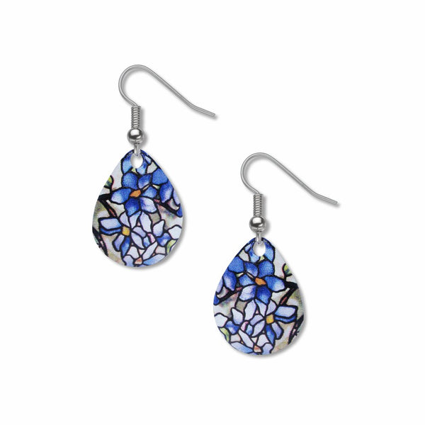 tiffany stained glass earrings