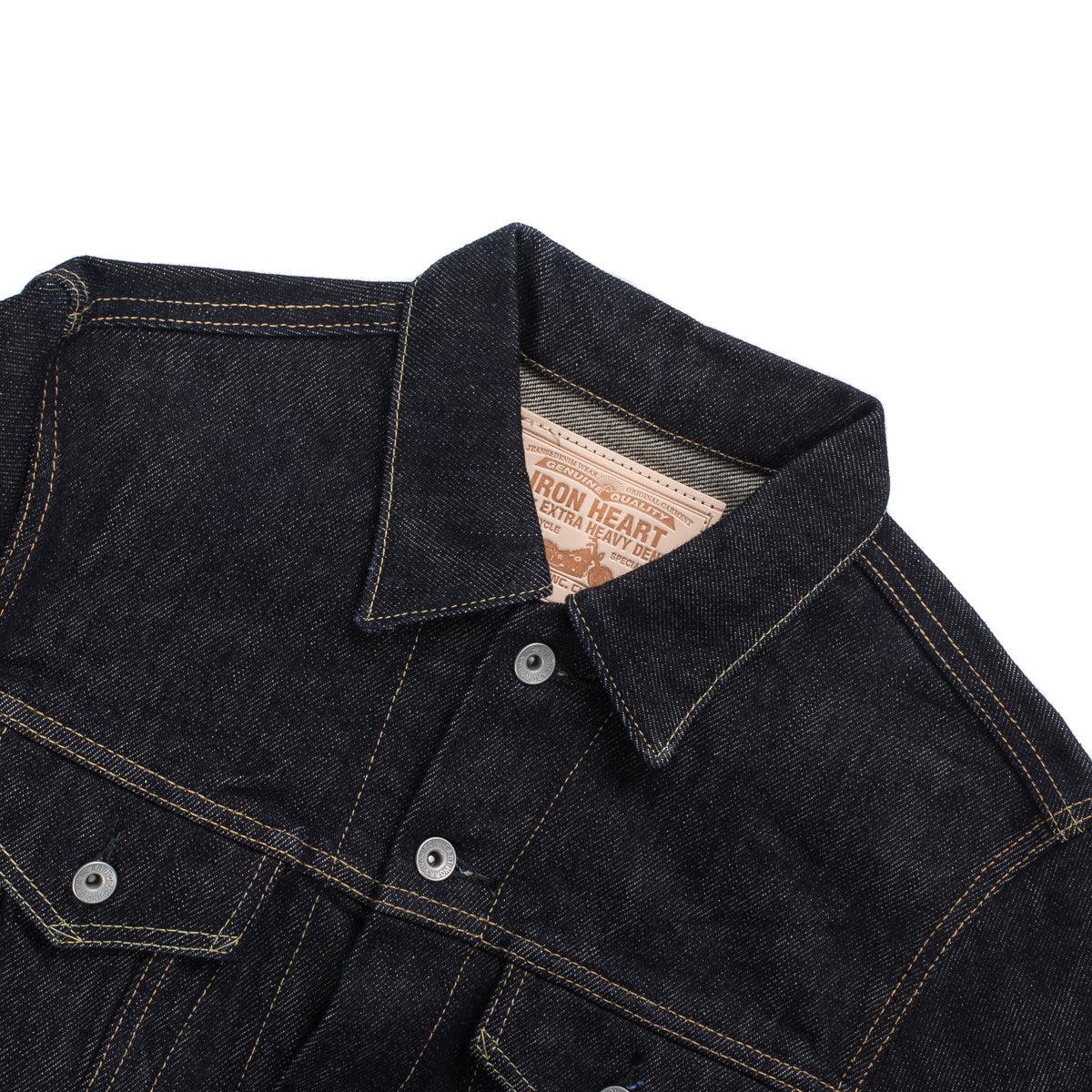 IH-526PJ - 21oz Selvedge Denim Type III Jacket Indigo – IRON HEART