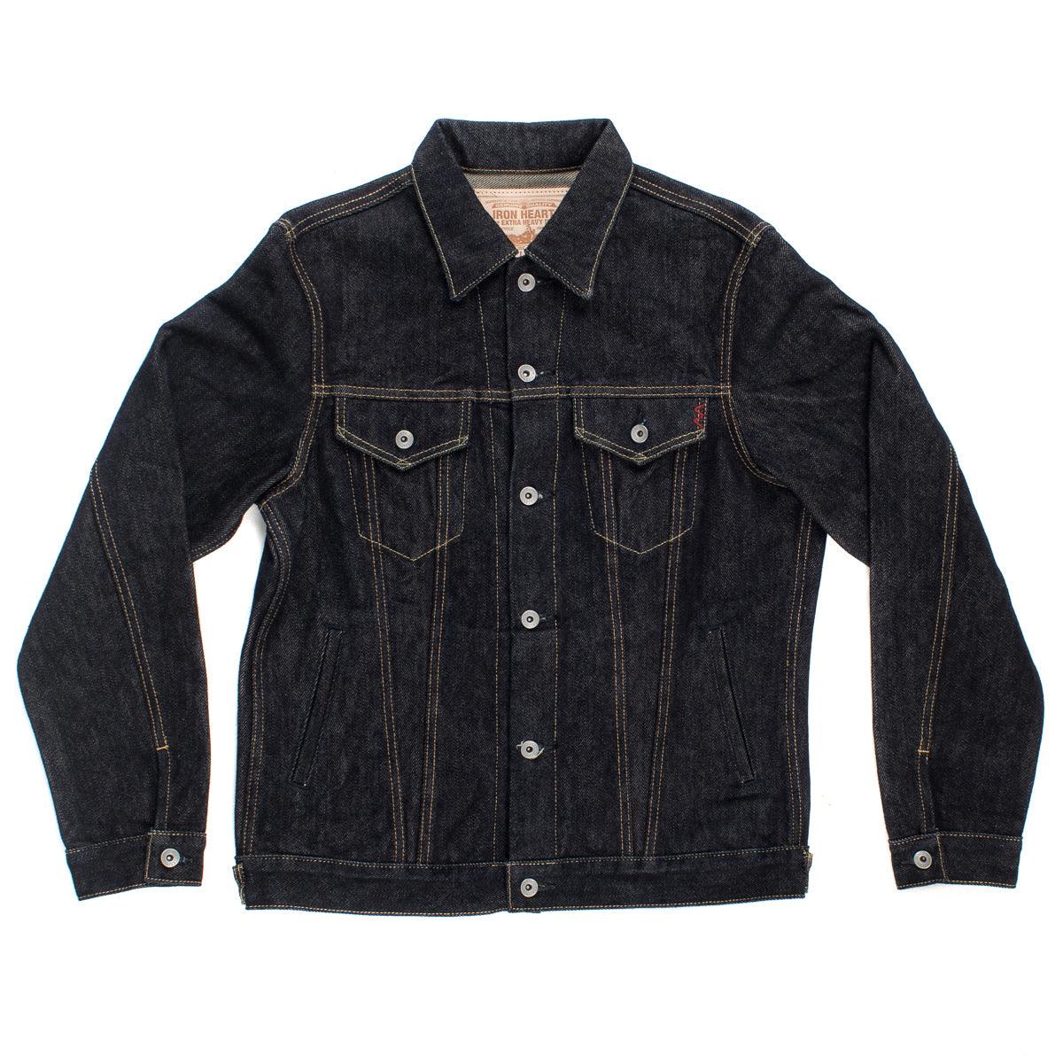 IH-526PJ - 21oz Selvedge Denim Type III Jacket Indigo – IRON HEART