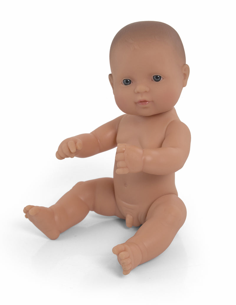 kiezen Preventie Staat Miniland Baby Pop Jongen Europees - 32 cm | Duurzaam & Waterdicht