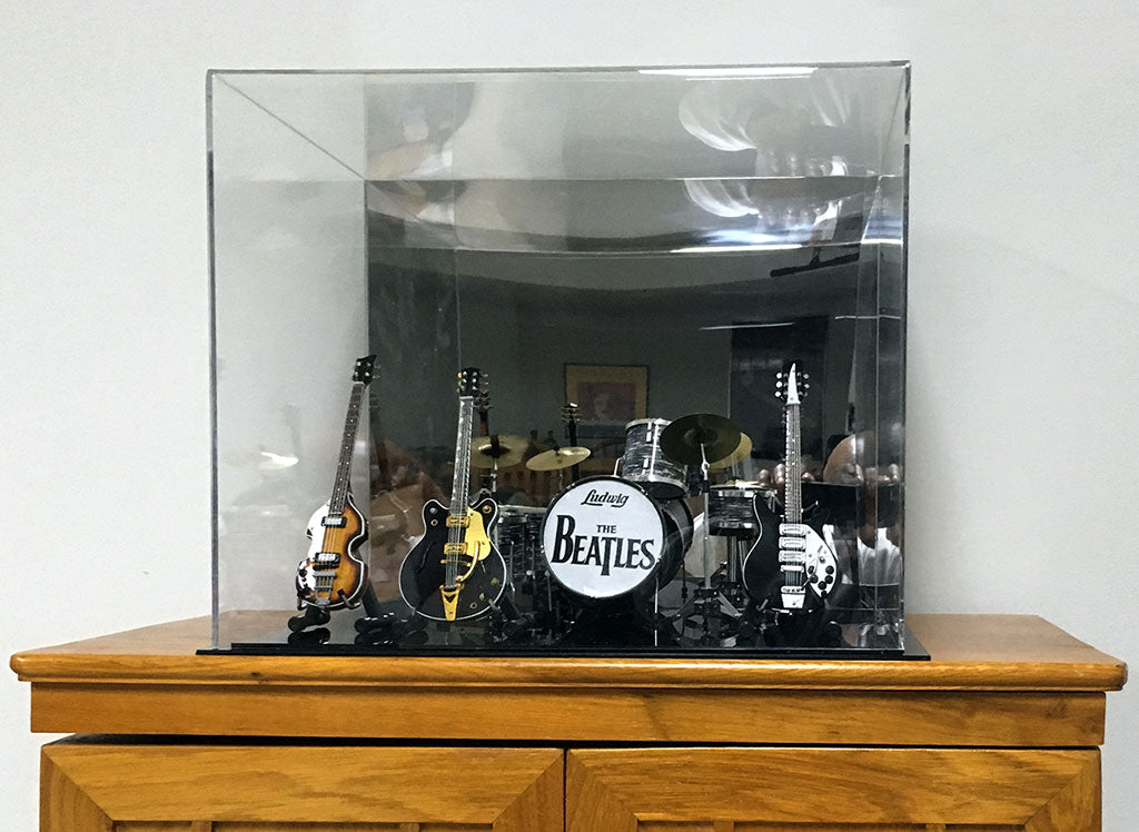 Beatles Band Memorabilia Display