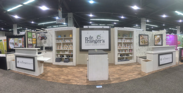 Dr. Praeger's Natural Products Expo West Tradeshow Booth by Boothster