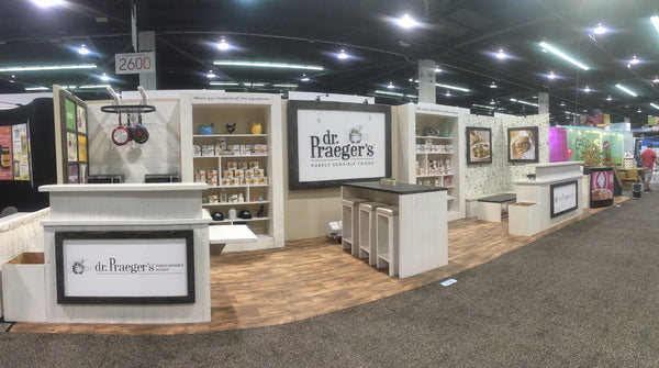 Dr. Praeger's Natural Products Expo West Tradeshow Booth by Boothster