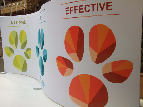 Recyclable materials used for sustainable tradeshow banners