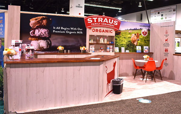 custom tradeshow booth design for the natural foods industry