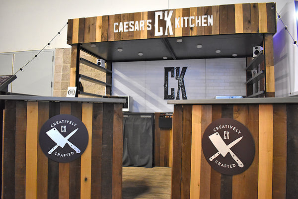 custom tradeshow booth design for frozen food company