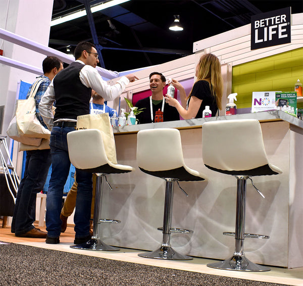 product demonstrations at Better Life tradeshow booth