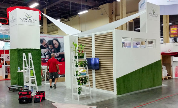 Verdure Sciences Custom Tradeshow Booth Construction