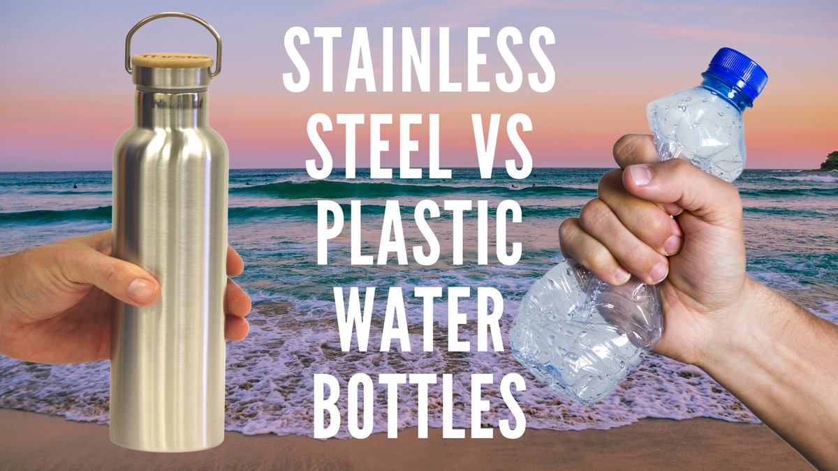 Stainless Steel Water Bottles Vs Plastic Water Bottles Thrstē Co 0749