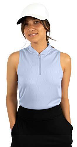 ladies collarless golf shirts