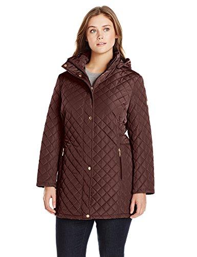 calvin klein plus size quilted jacket