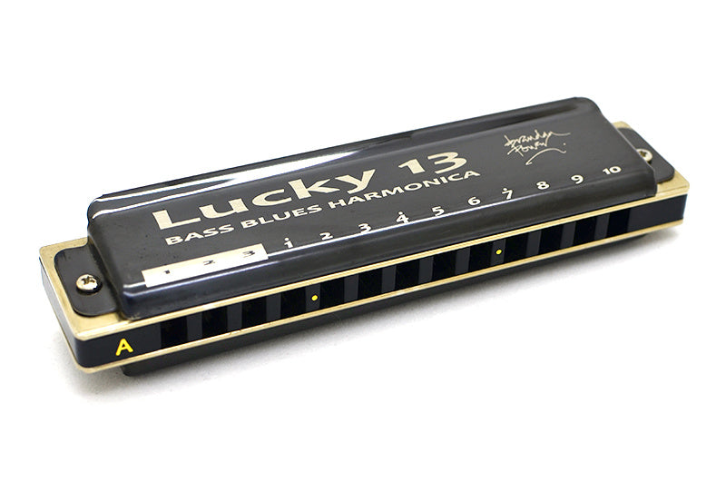 Power Lucky 13 MK2 Bass Blues Harmonica Includes US Shipping –