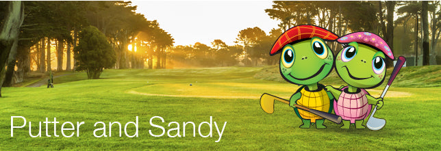The Littlest Golfer Putter and Sandy Characters
