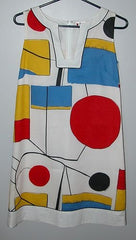Vera Neumann Shift Mod 1960's Dress 