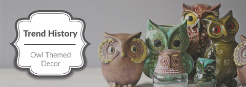 History of Owl Decor Trend