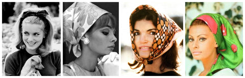 Early 1960's Head Scarves