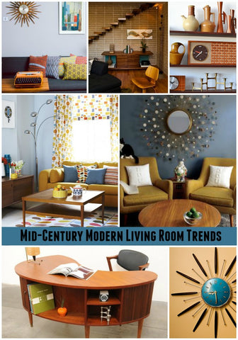 Mid-Century Modern Living Room Trends