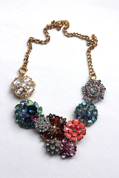 DIY brooch necklace