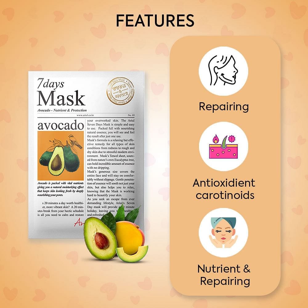 benefits of avocado mask sheet