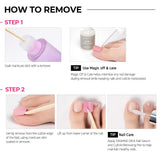 How to remove Dashing Diva Magic Press White Lace (24 Nails)