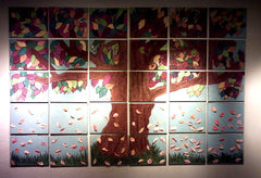 peaceful vizion canvas project completed and on display - tremundo