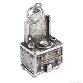 Vintage Nuvo Dressing Table Charm opens to Tortoise