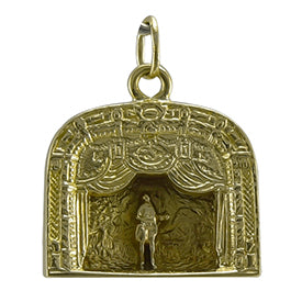 Metropolitan Opera House gold charm