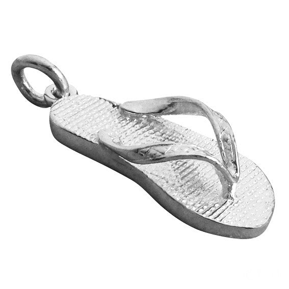 Flip Flop Charm | Sterling Silver 925 