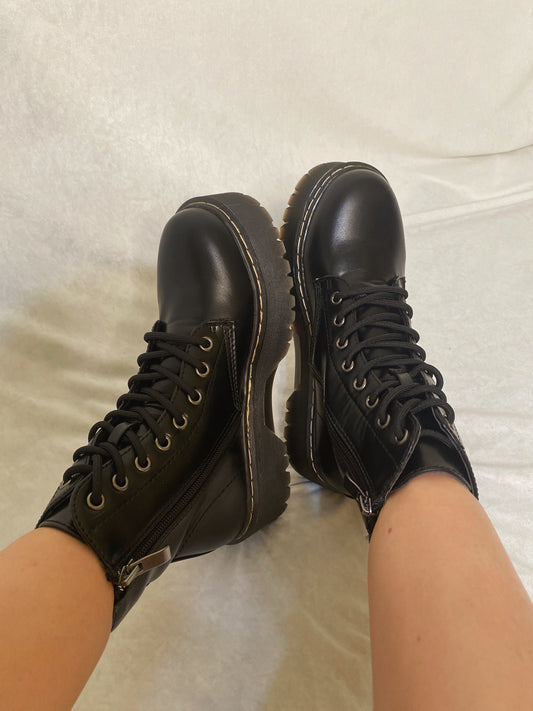 Black Platform Boots