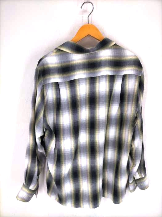 WACKO MARIA - ワコマリア OMBRE CHECK OPEN COLLAR SHIRTの+inforsante.fr