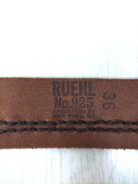 5年保証』 レア RUEHL No.925 レザーベルト ケーシーズ シュガーケーン