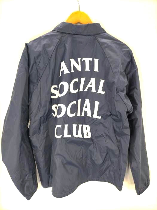 ずっと気になってた Anti Social Club コーチジャケット ネイビー kids