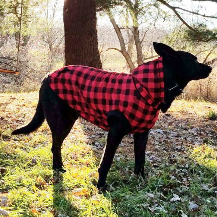 ランキング第1位 犬服 ブルー チェックコート 暖か 秋冬春 おしゃれ 人気