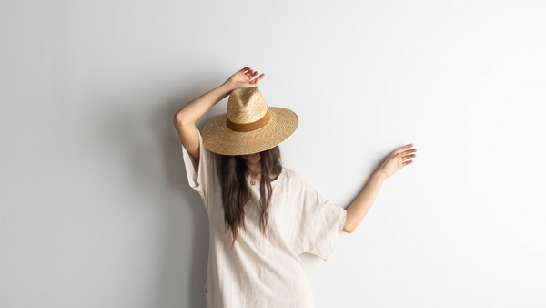 herlipto Long Ribbon Straw Hat-