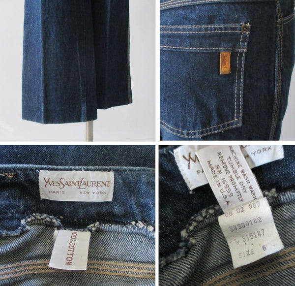 yves st laurent jeans