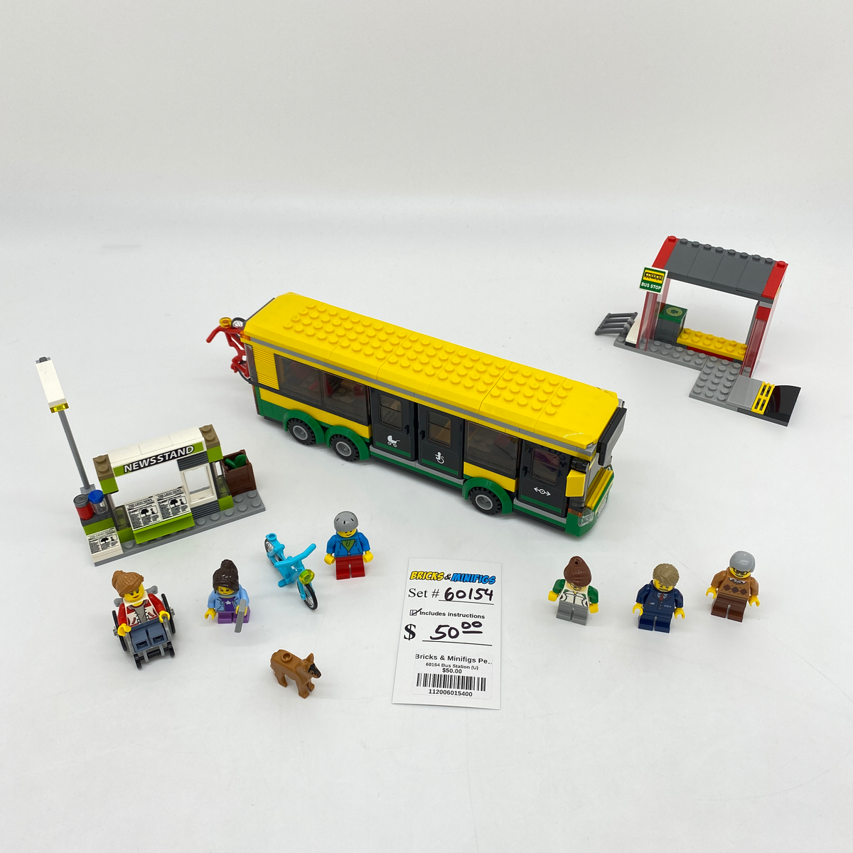 genvinde smerte Legende 60154 Bus Station (U) – Bricks & Minifigs - Pearland
