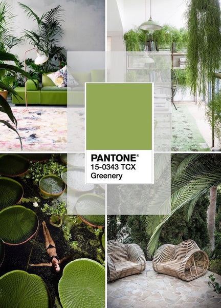 Interior Design - Spring Colours -Pantone Greenery