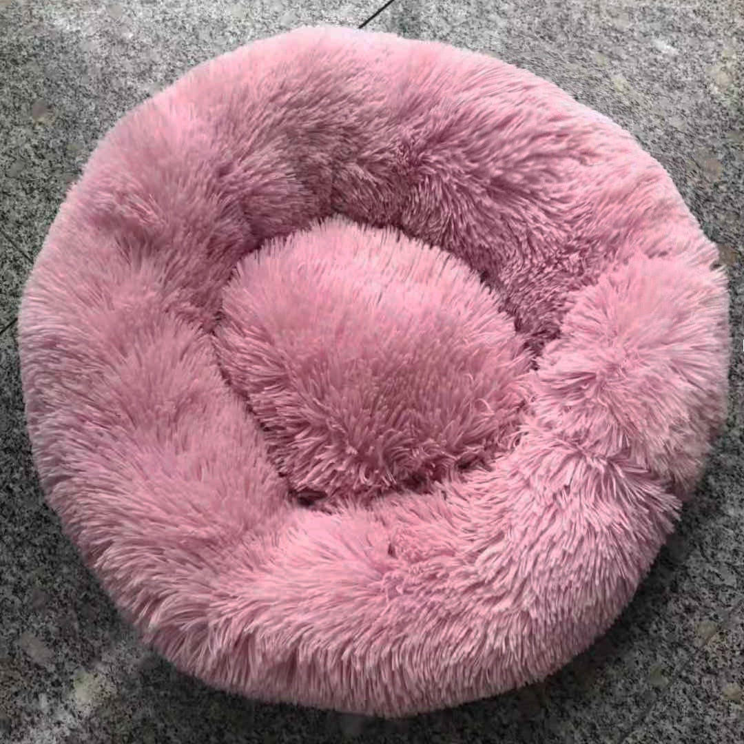#1 Anxiety Reducing Dog Bed - Made of Soft Warm Fabric and Long Plush