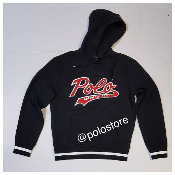 polo ralph lauren black and red hoodie
